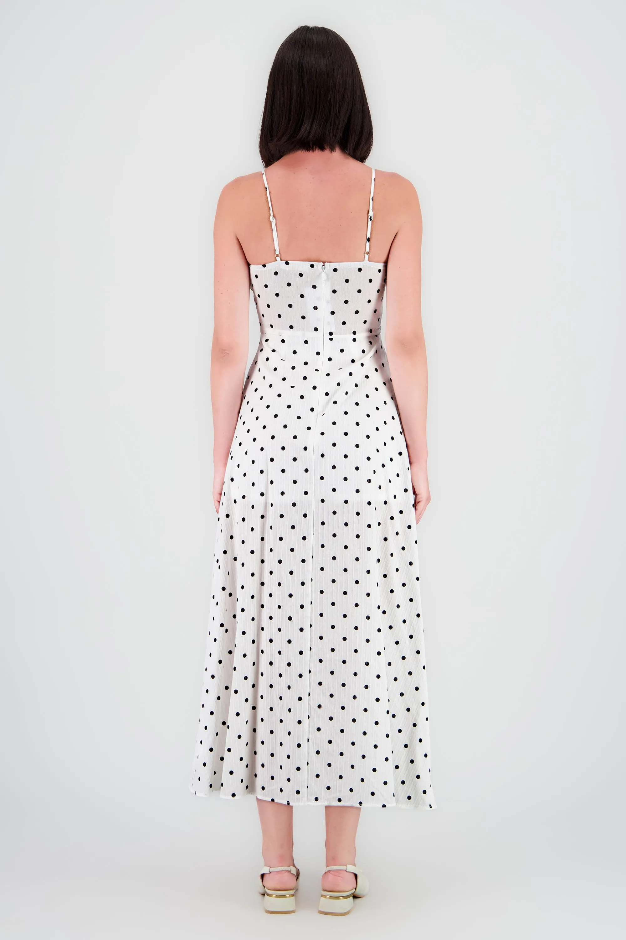 Vestido midi polka tirantes sold by Shasa product image thumbnail 4