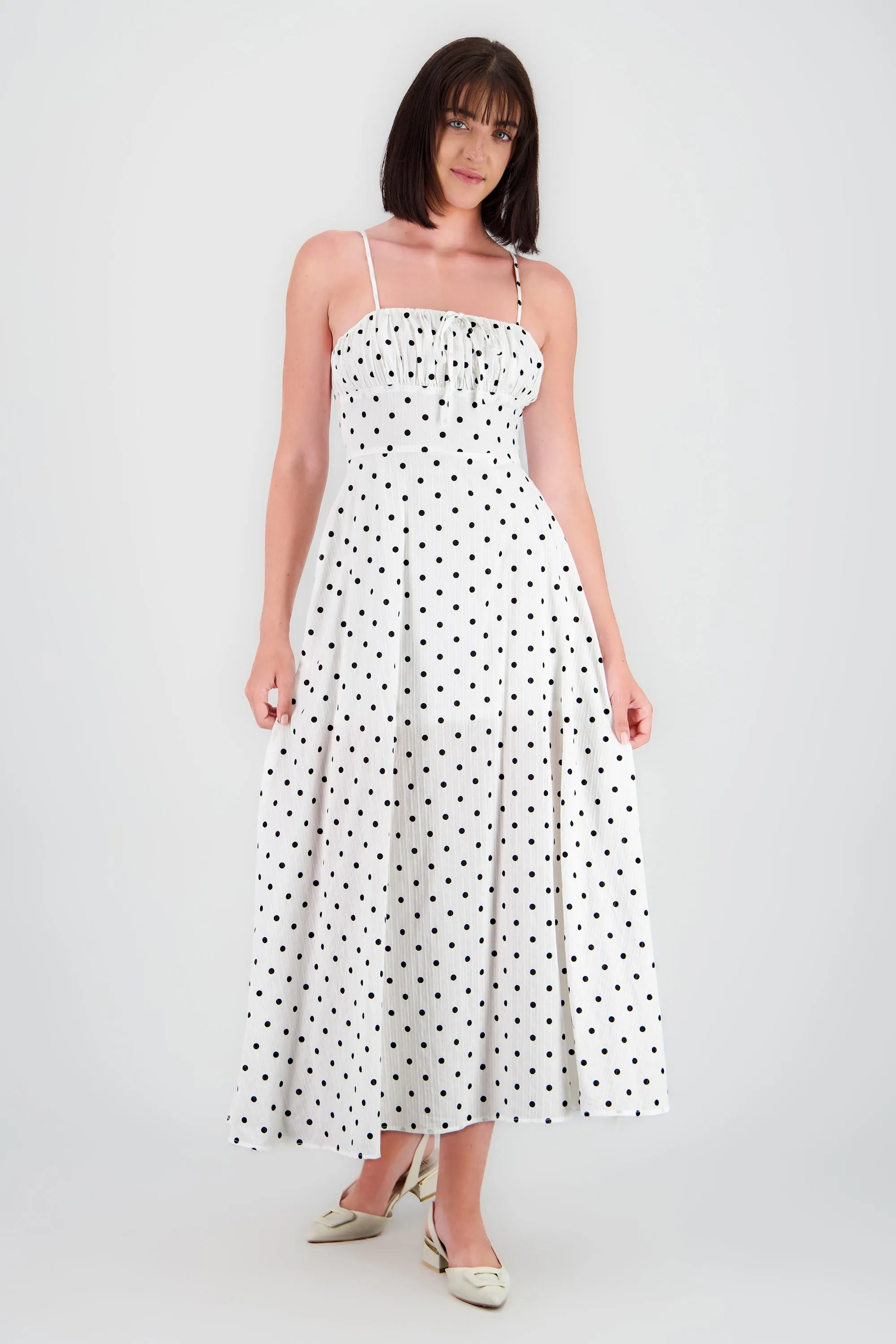 Vestido midi polka tirantes sold by Shasa product image thumbnail 2