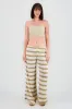 Pantalón crochet rayas amplio sold by Shasa
