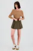 Falda mini detalle pretina tablones sold by Shasa