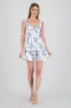 Vestido mini detalle lazo tirante olanes sold by Shasa