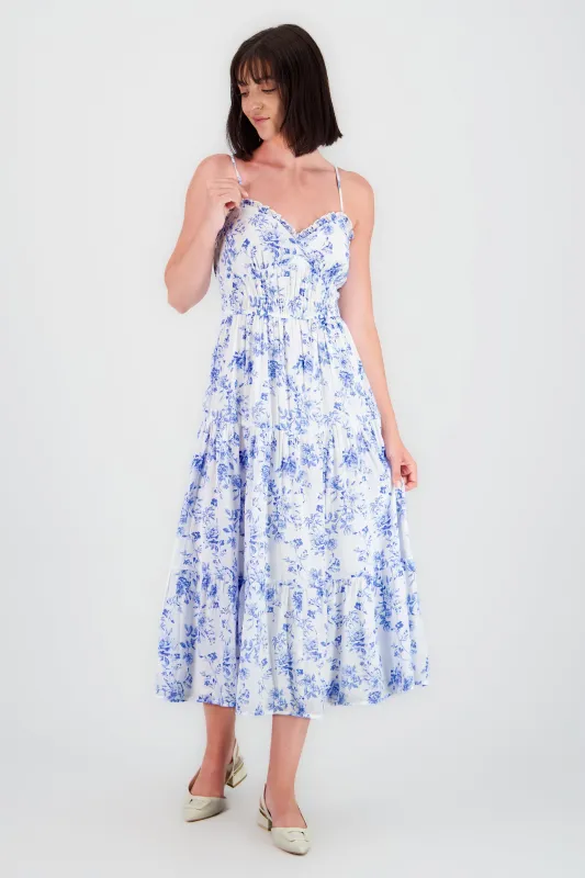 Vestido Maxi Detalle Floral sold by Shasa