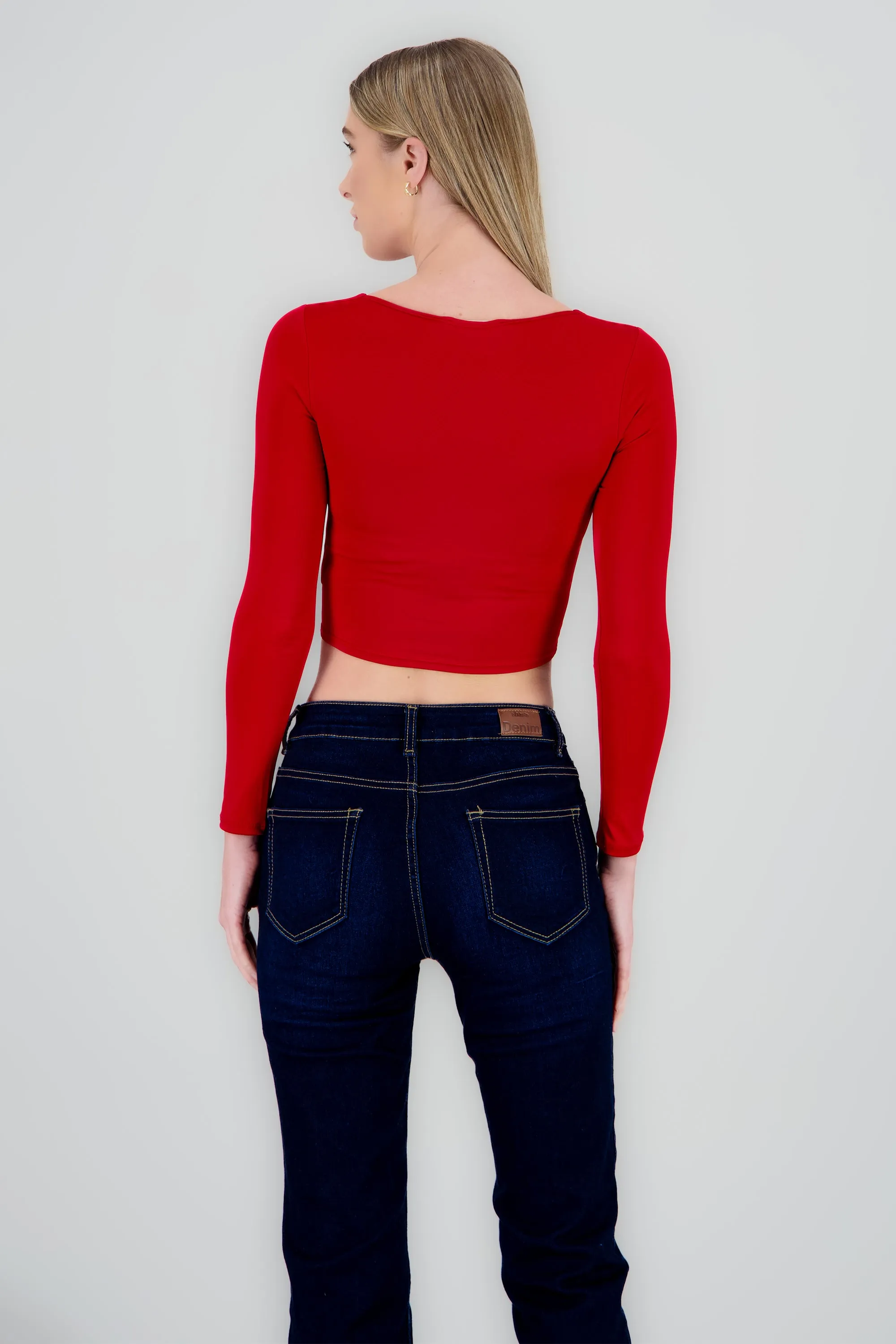 Top escote cuadrado con manga larga sold by Shasa product image thumbnail 4