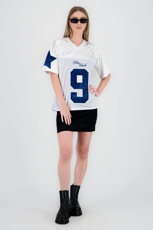 Playera deportiva detalle parche sold by Shasa