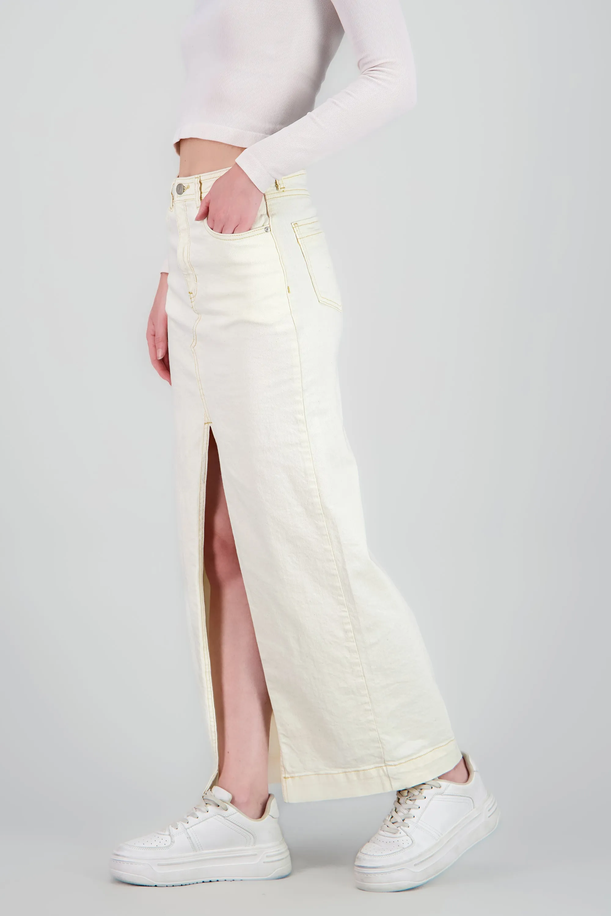 Falda maxi con abertura sold by Shasa product image thumbnail 3