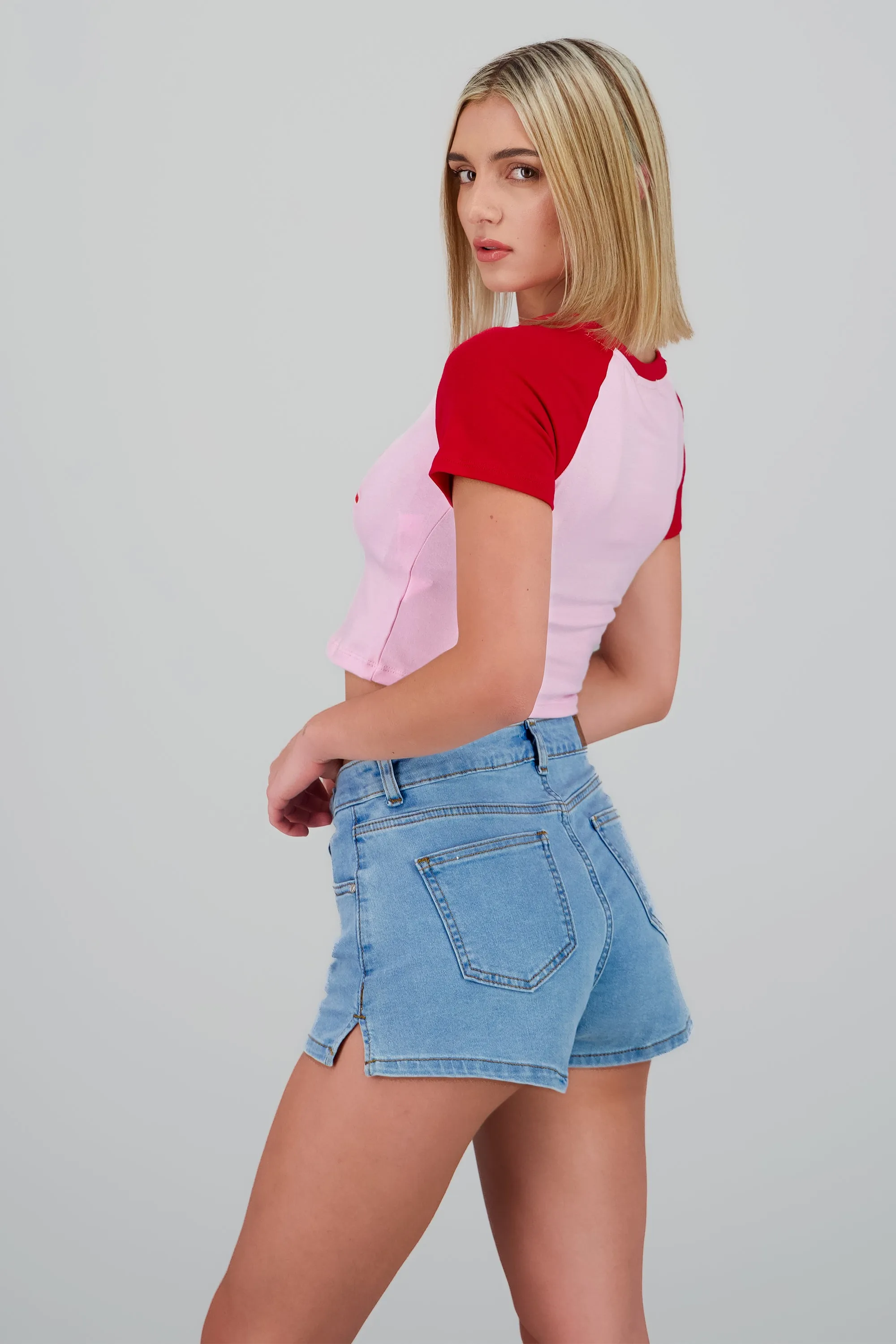 Playera contraste estampado cerezas honey sold by Shasa product image thumbnail 3