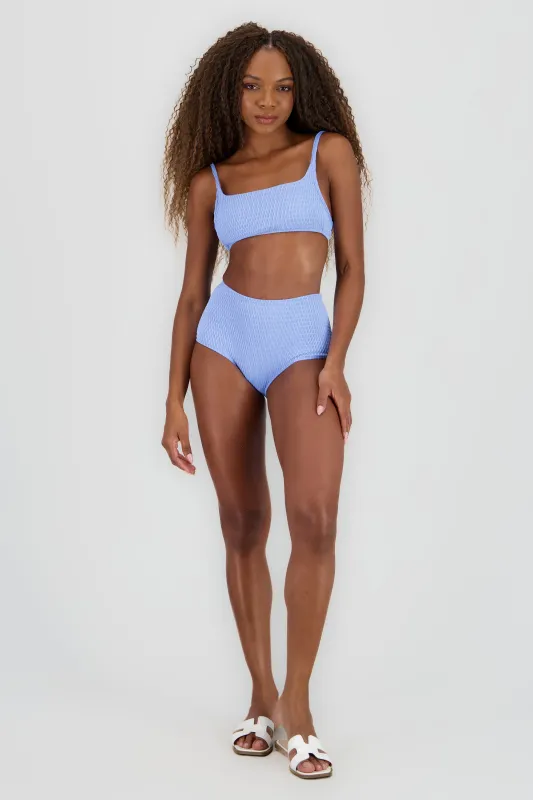 Bikini recto textura amarre sold by Shasa