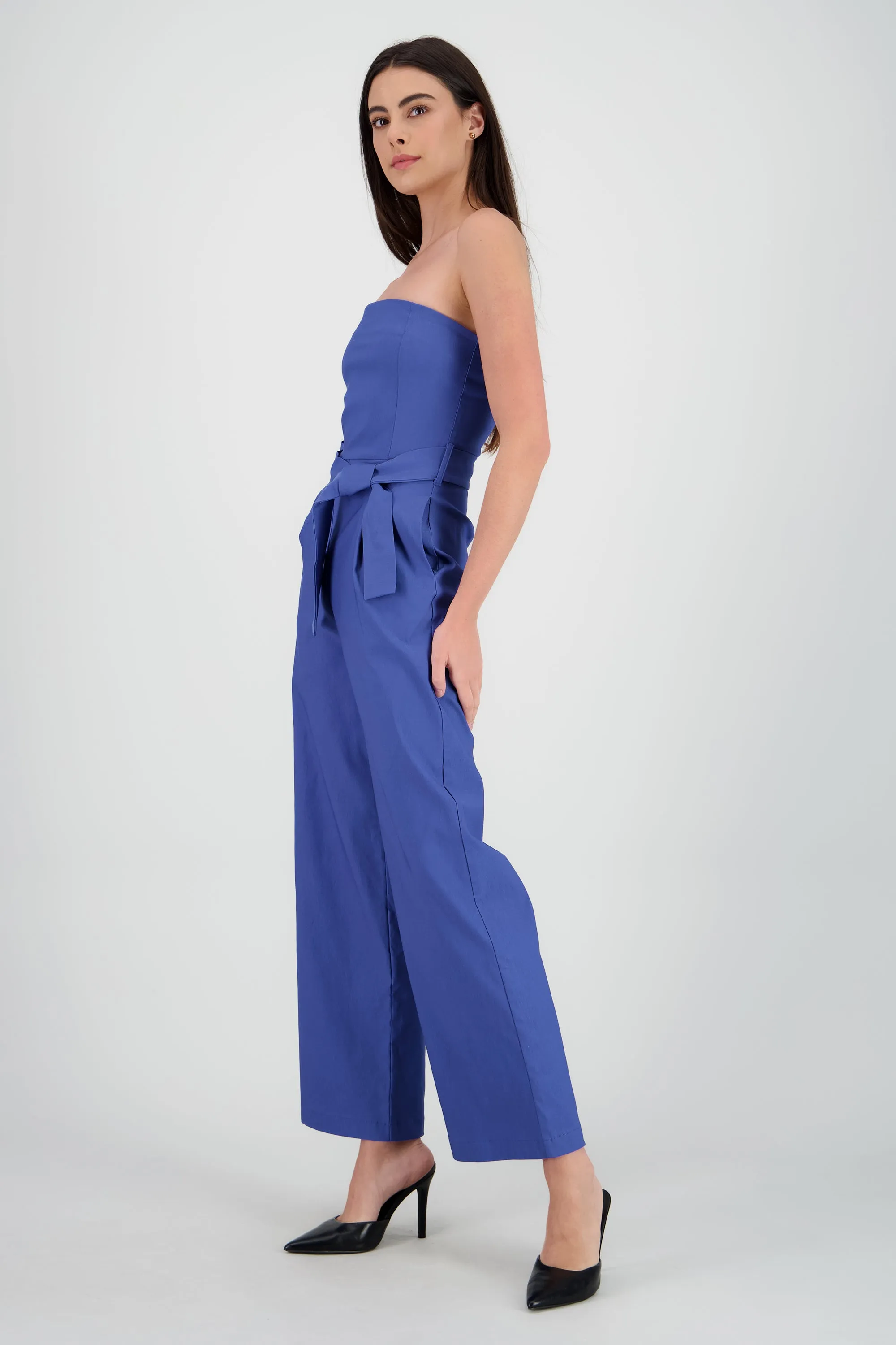 Jumpsuit strapless detalle cinturon sold by Shasa product image thumbnail 3