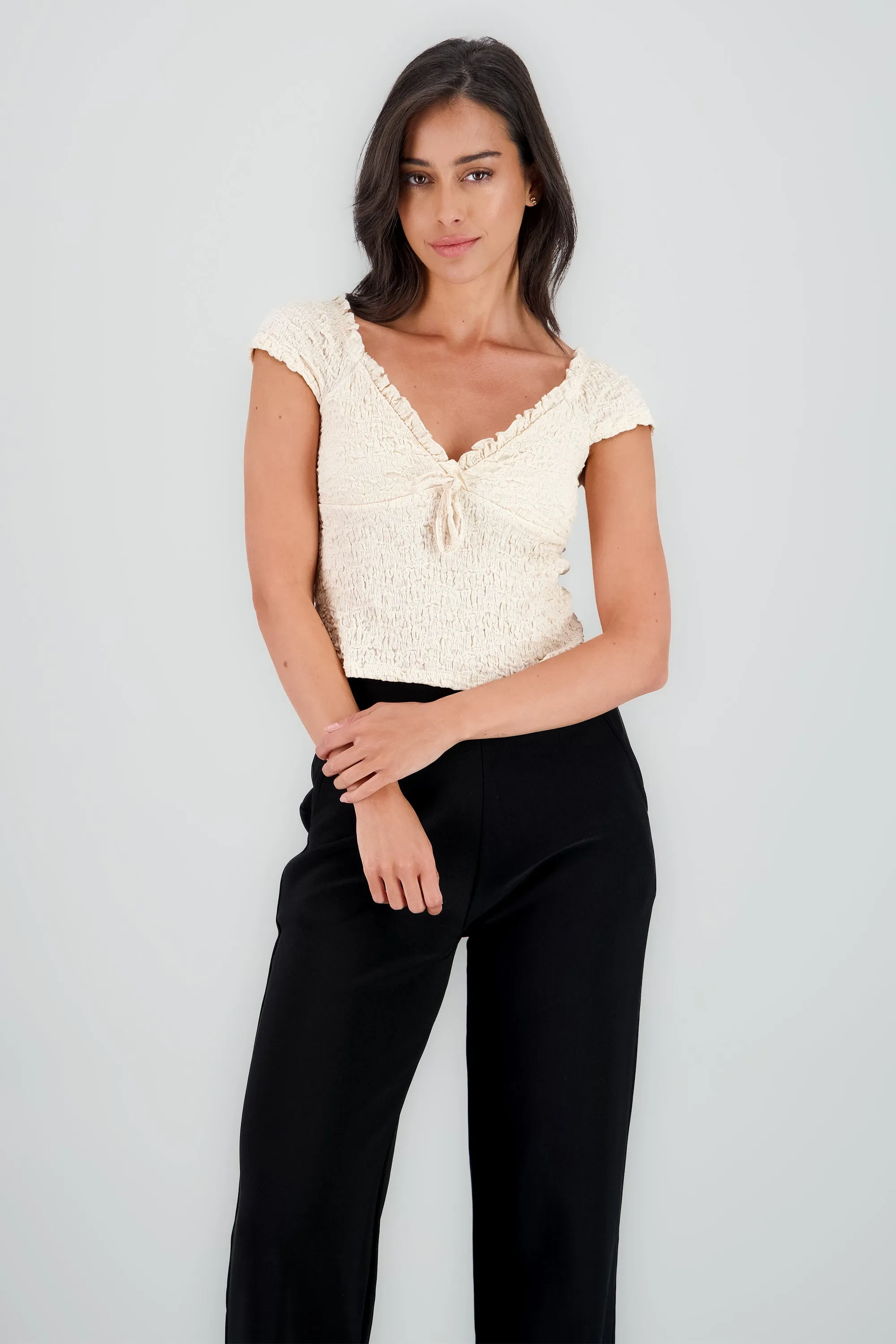 Top textura manga corta sold by Shasa product image thumbnail 2