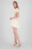 Vestido mini escote V popleina bordada Hypsters sold by Shasa