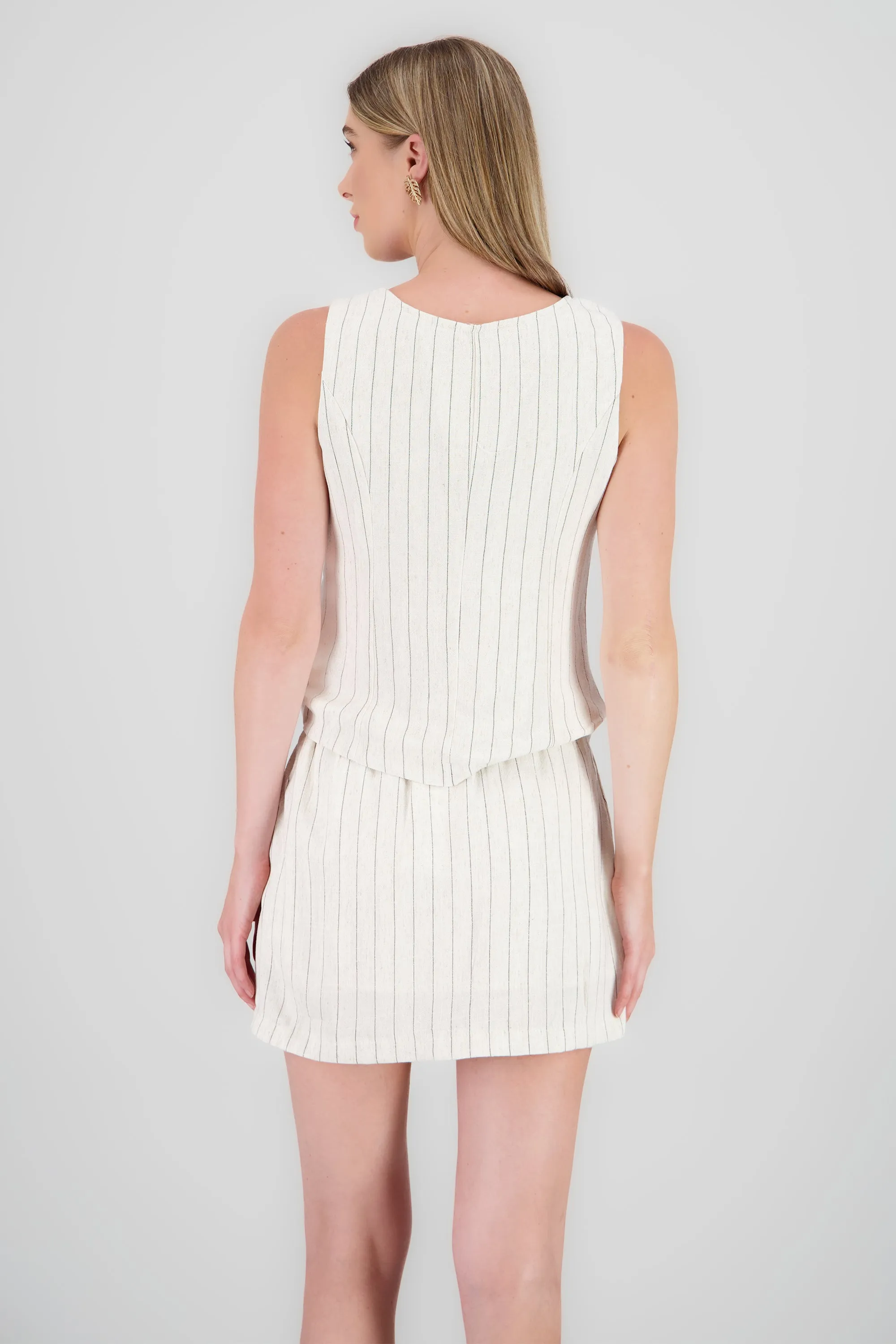 Blusa lino rayas con amarres sold by Shasa product image thumbnail 4