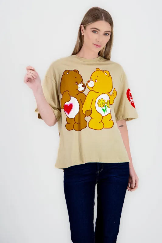 Playera estampado frente espalda ositos cariñosito sold by Shasa