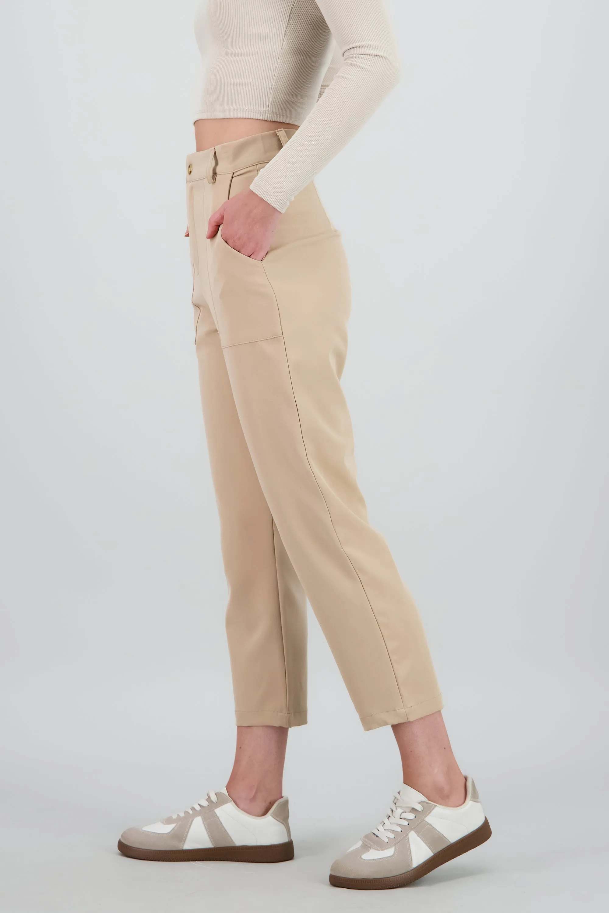 Pantalón Cintura Alta Capri Bolsas sold by Shasa product image thumbnail 3