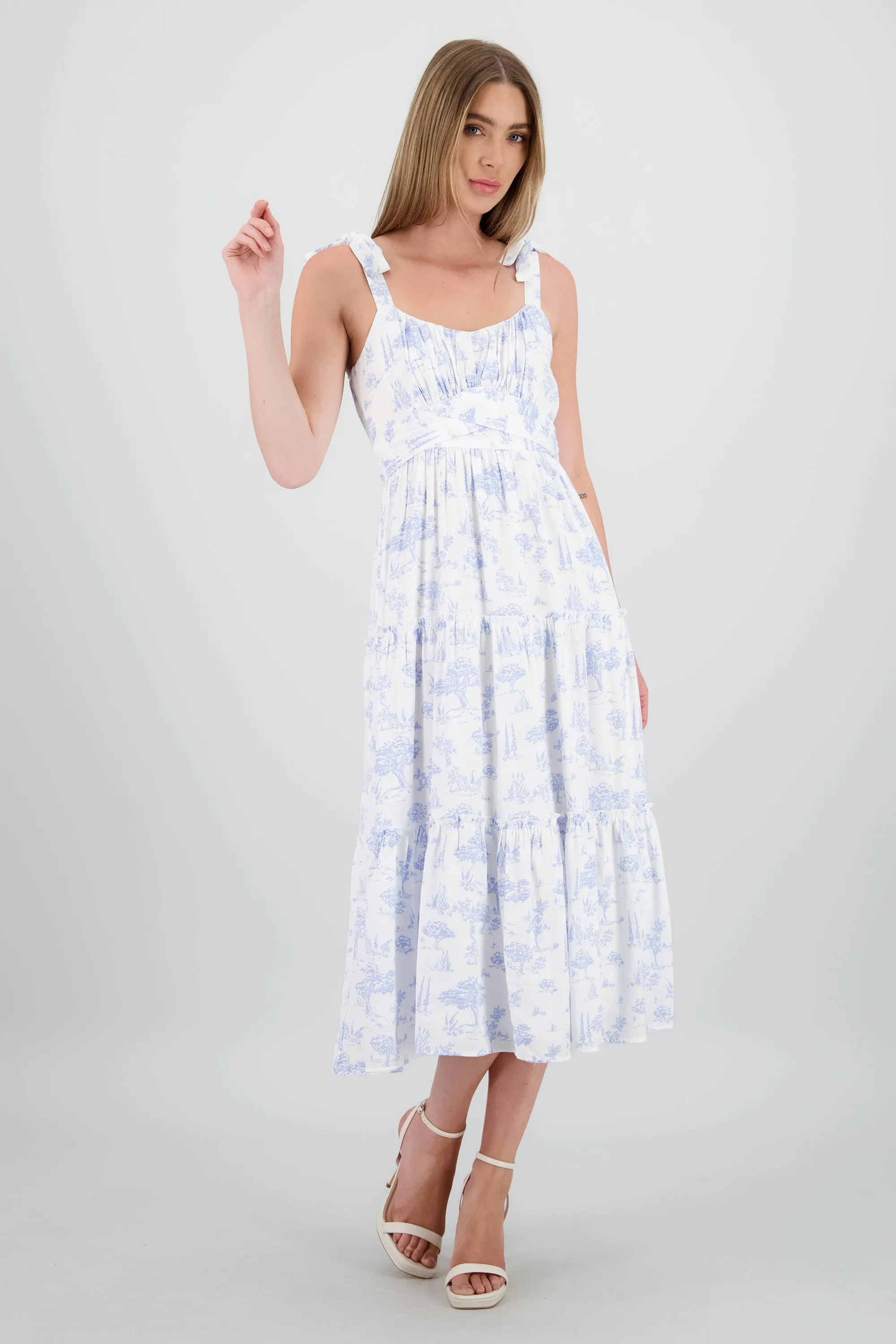 Vestido maxi estampado naturaleza sold by Shasa product image thumbnail 2