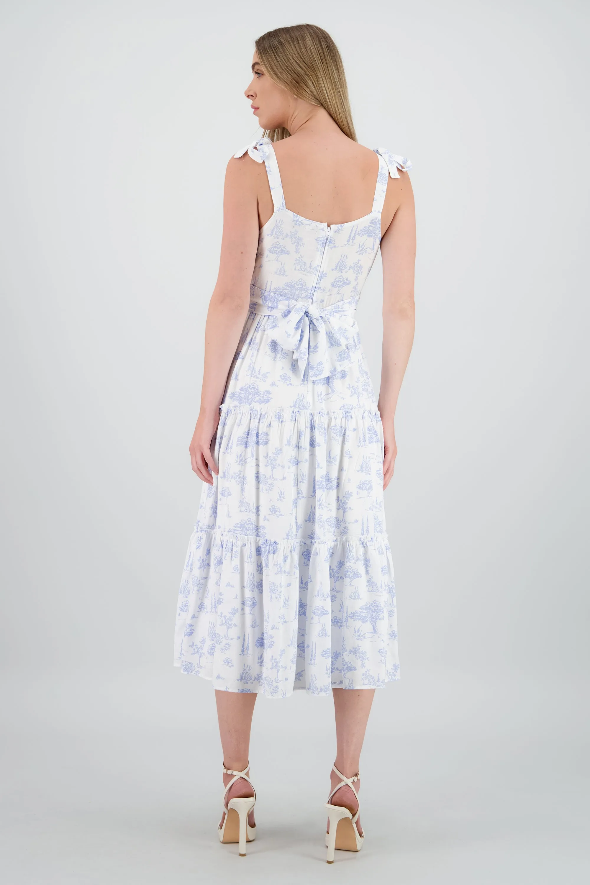 Vestido maxi estampado naturaleza sold by Shasa product image thumbnail 4