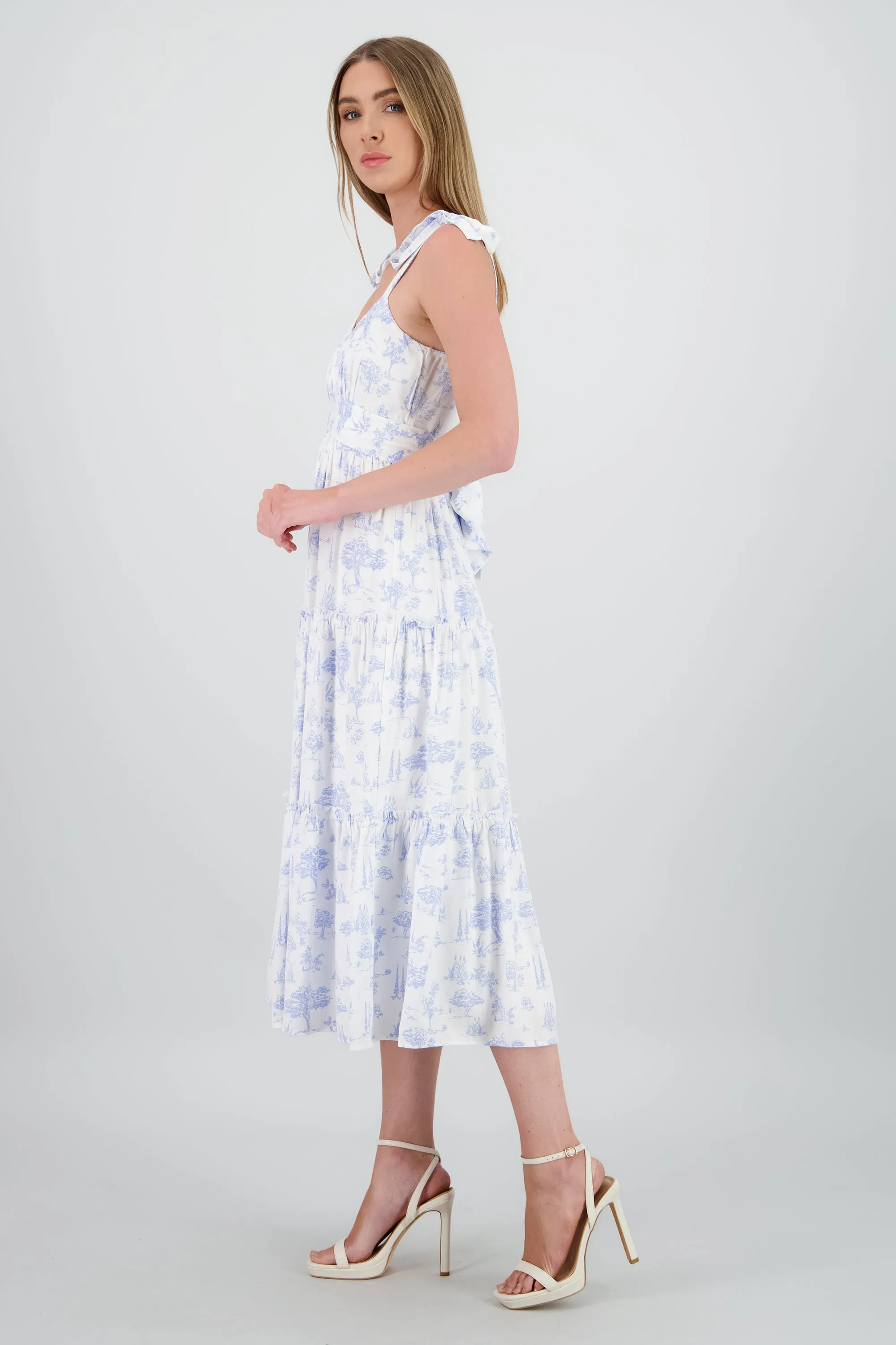 Vestido maxi estampado naturaleza sold by Shasa product image thumbnail 3