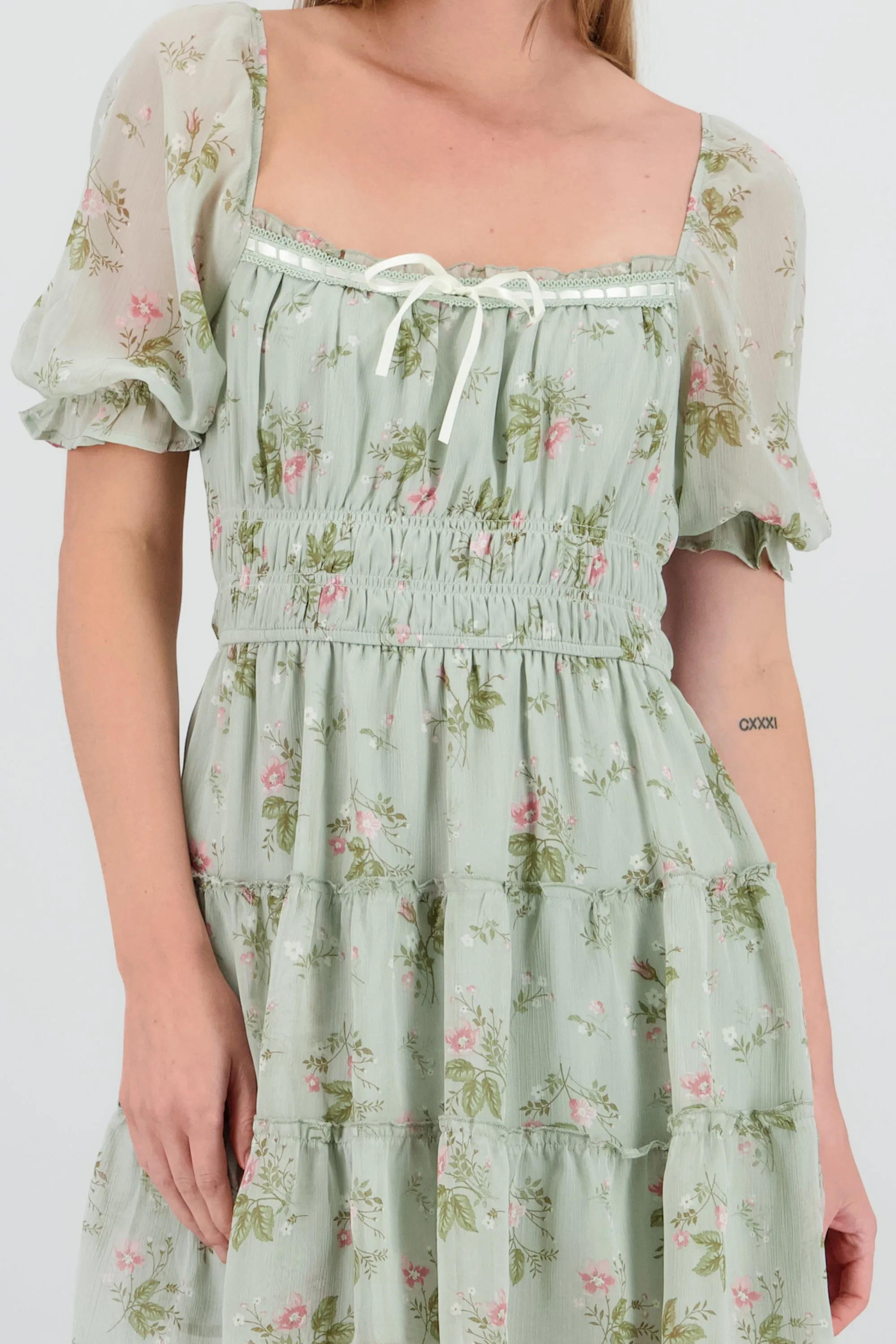 Vestido mini estampado flores sold by Shasa product image thumbnail 5