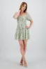 Vestido mini estampado flores sold by Shasa