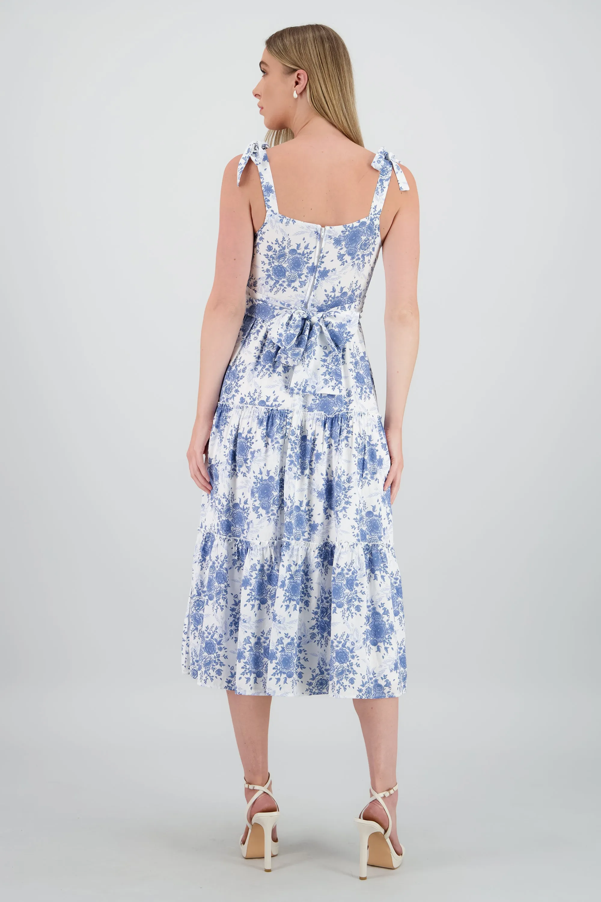 Vestido maxi olanes estampado flores sold by Shasa product image thumbnail 4