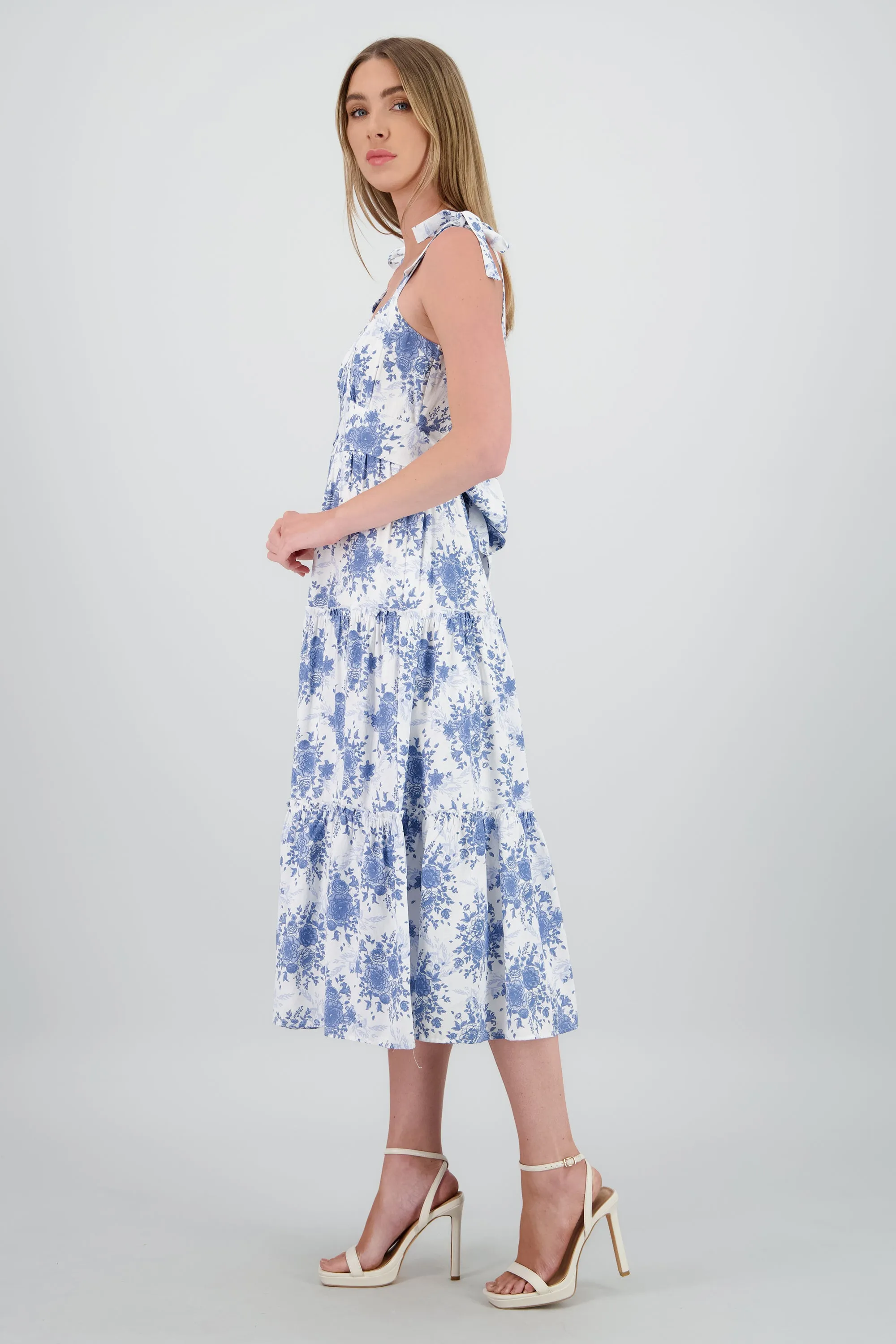 Vestido maxi olanes estampado flores sold by Shasa product image thumbnail 3