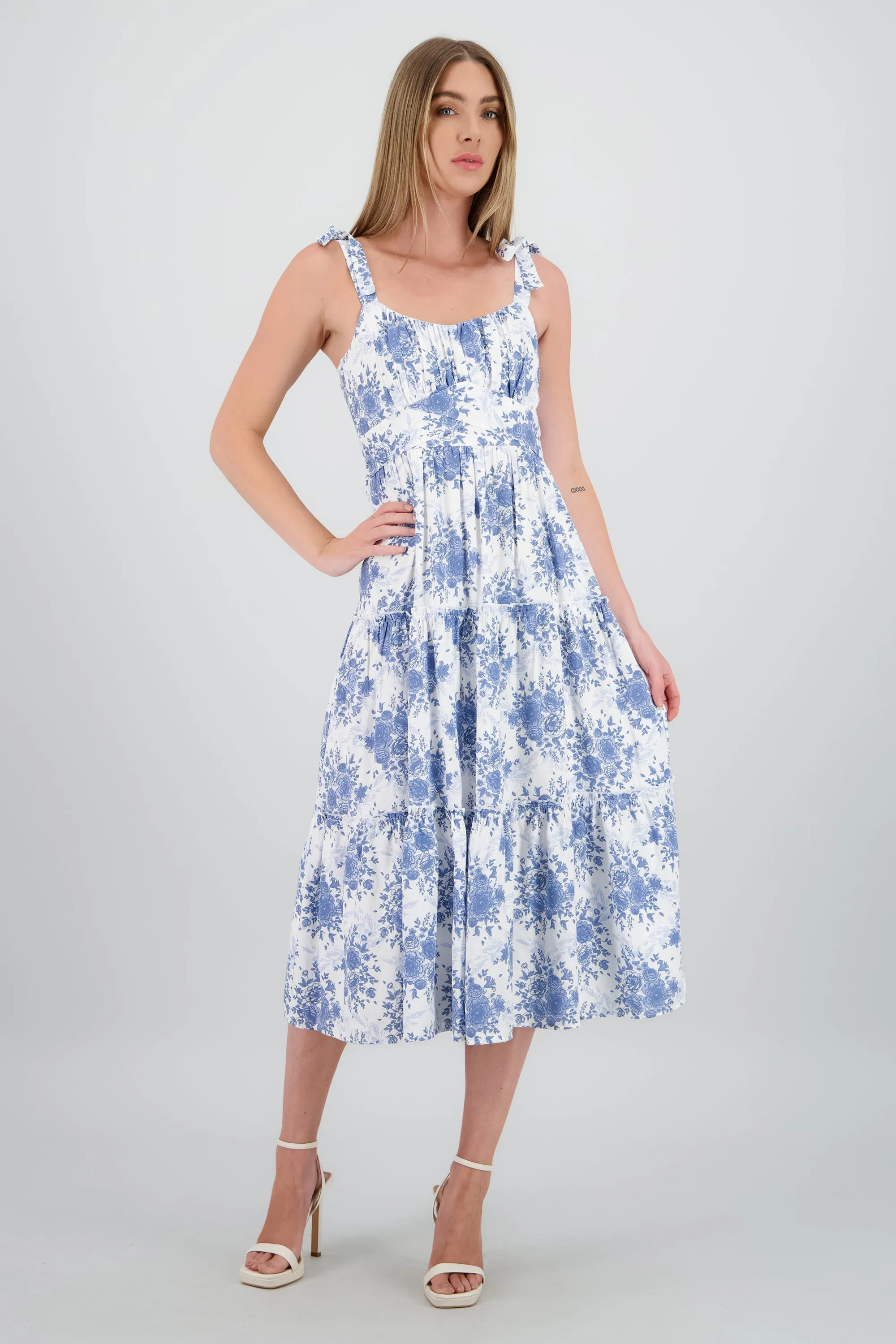 Vestido maxi olanes estampado flores sold by Shasa product image thumbnail 2
