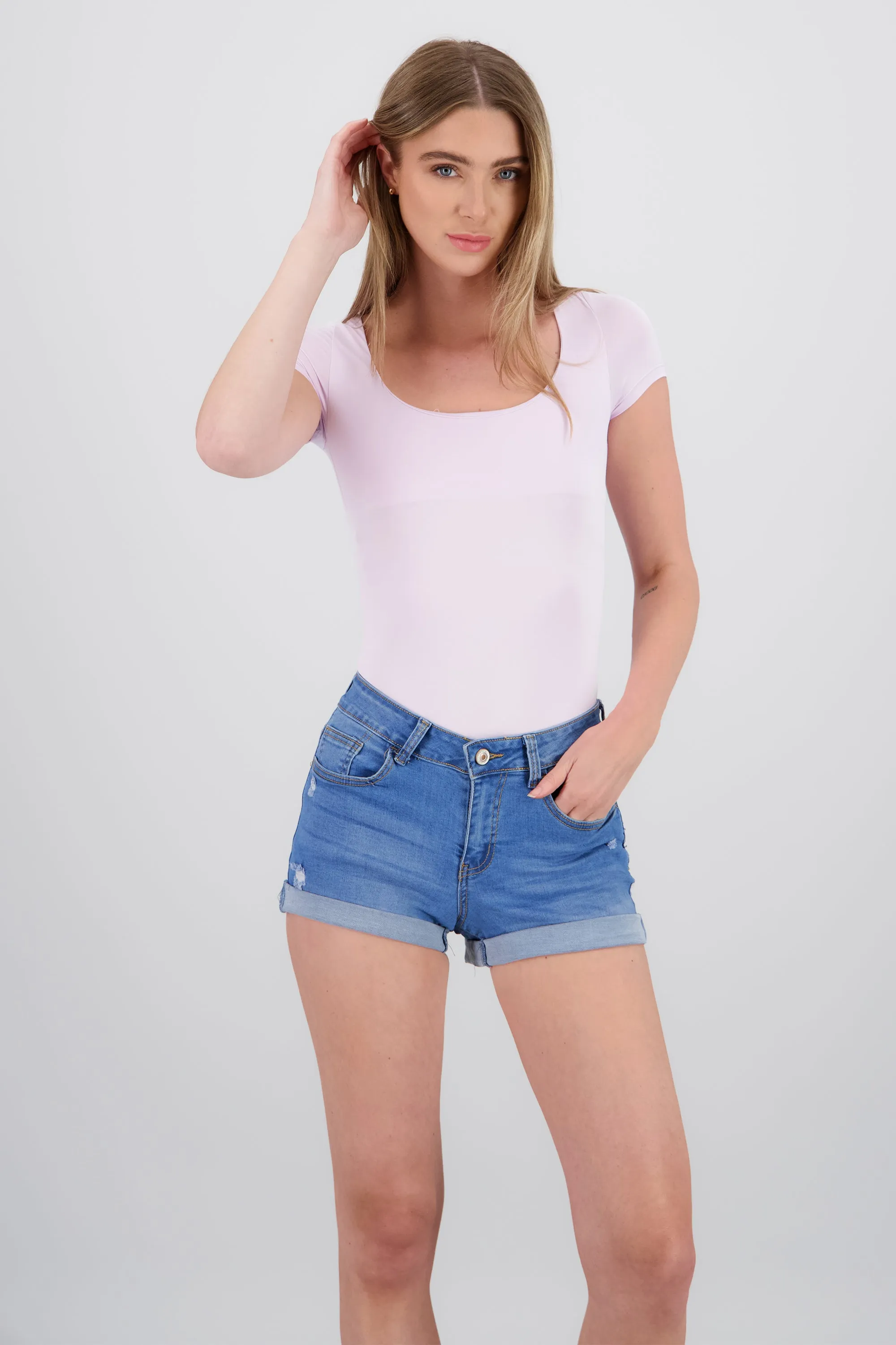 Bodysuit escote cuadrado doble tela sold by Shasa product image thumbnail 2