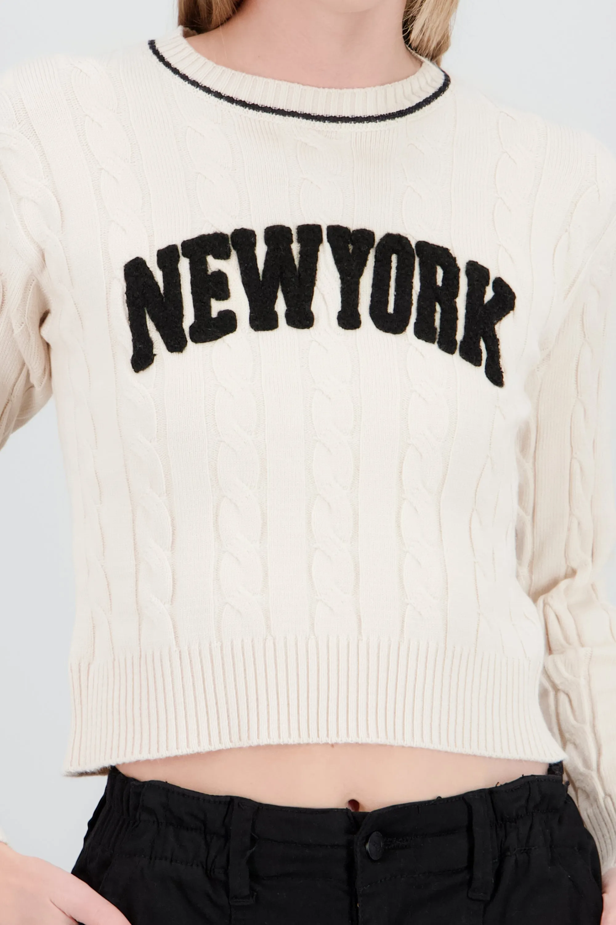 Sueter de tacto suave new york sold by Shasa product image thumbnail 5