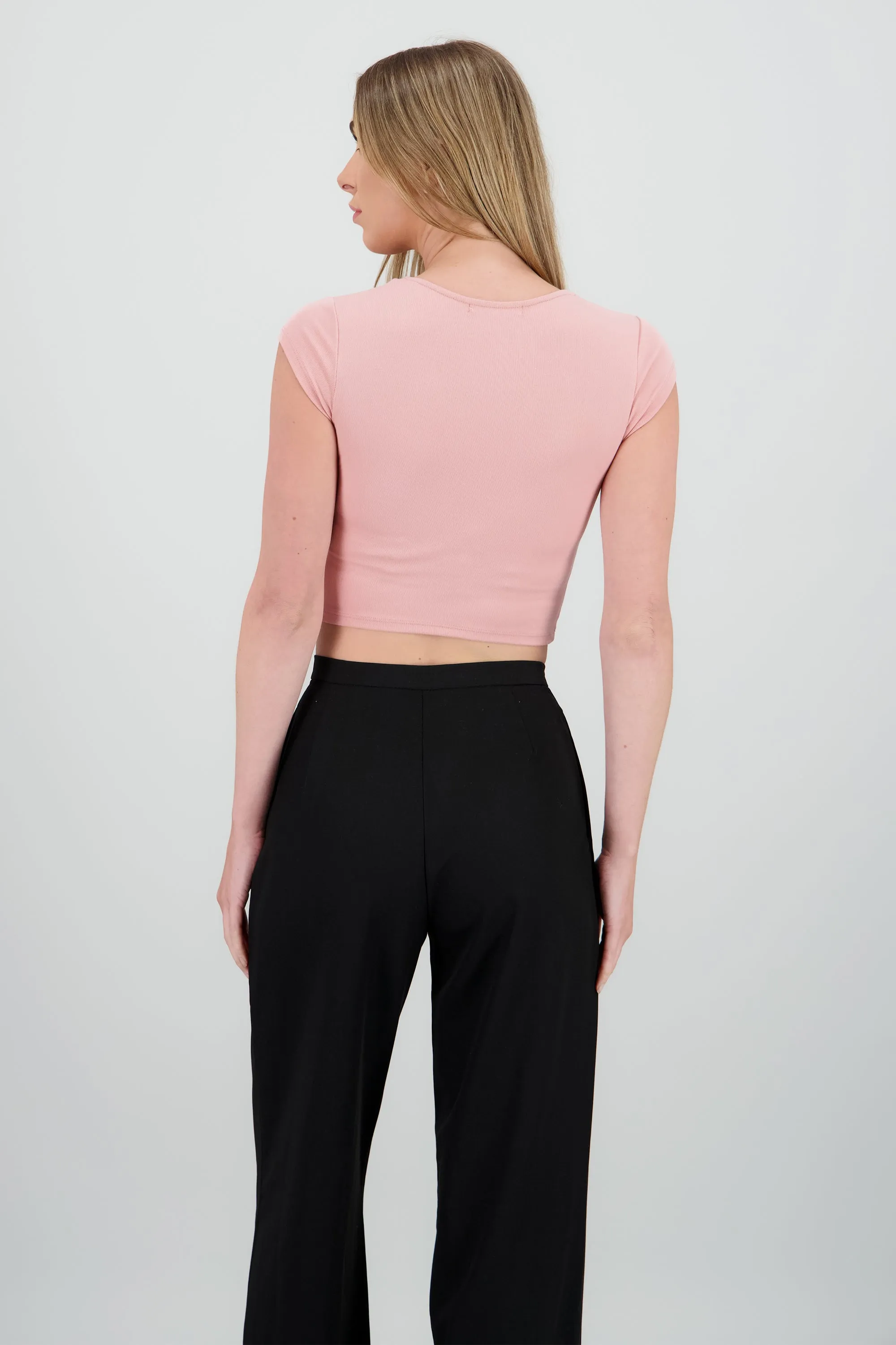 Top escote cuadrado manga corta sold by Shasa product image thumbnail 4