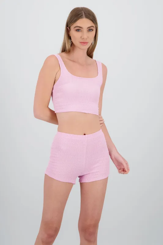 Crop top tirantes textura sold by Shasa