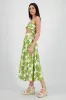 Vestido midi tirantes detalle abertura sold by Shasa