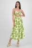 Vestido midi tirantes detalle abertura sold by Shasa