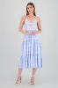 Vestido maxi lino estampado sold by Shasa