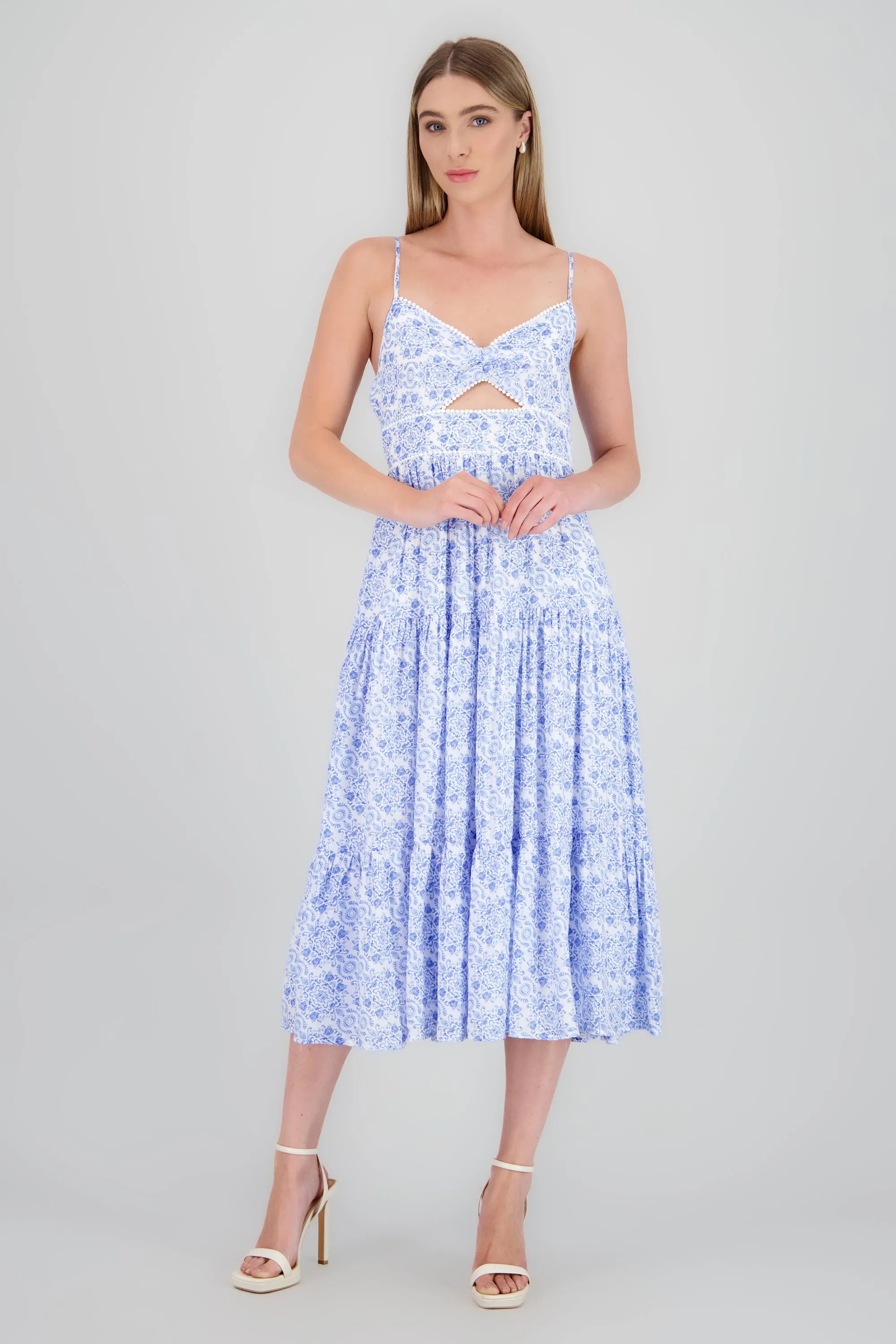 Vestido maxi lino estampado sold by Shasa product image thumbnail 2