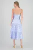 Vestido maxi lino estampado sold by Shasa