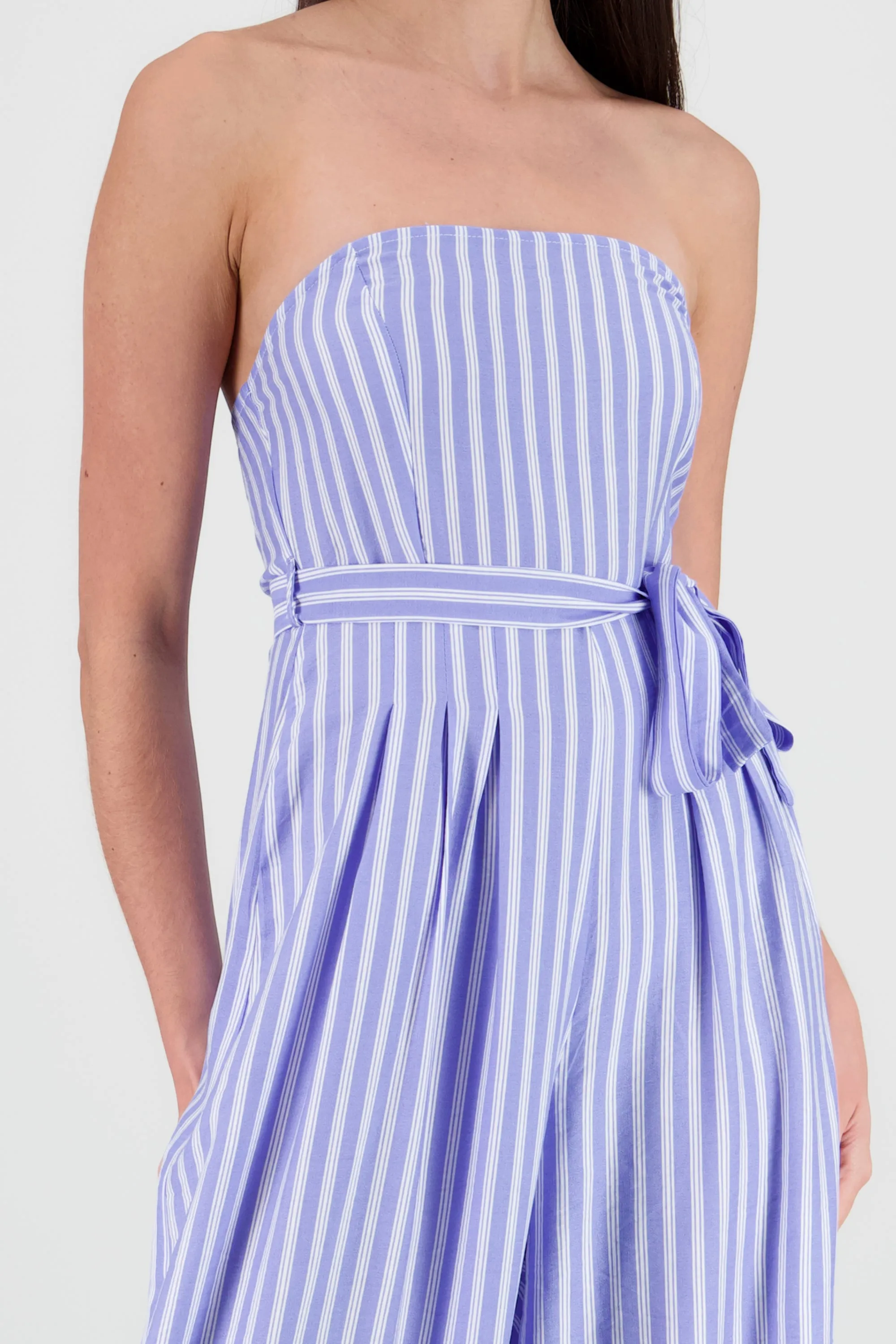 Jumpsuit strapless detalle lazo rayas sold by Shasa product image thumbnail 5