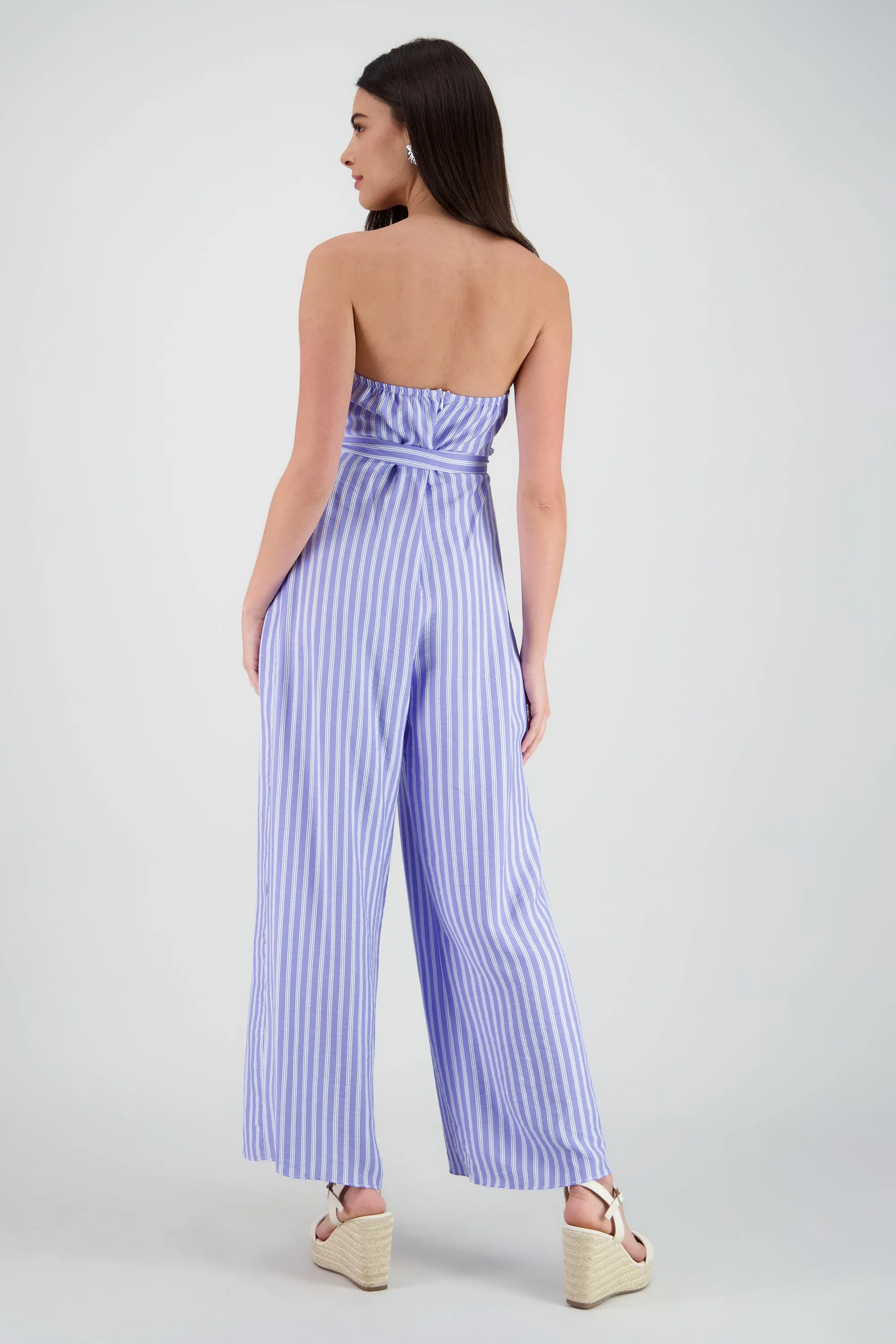 Jumpsuit strapless detalle lazo rayas sold by Shasa product image thumbnail 4