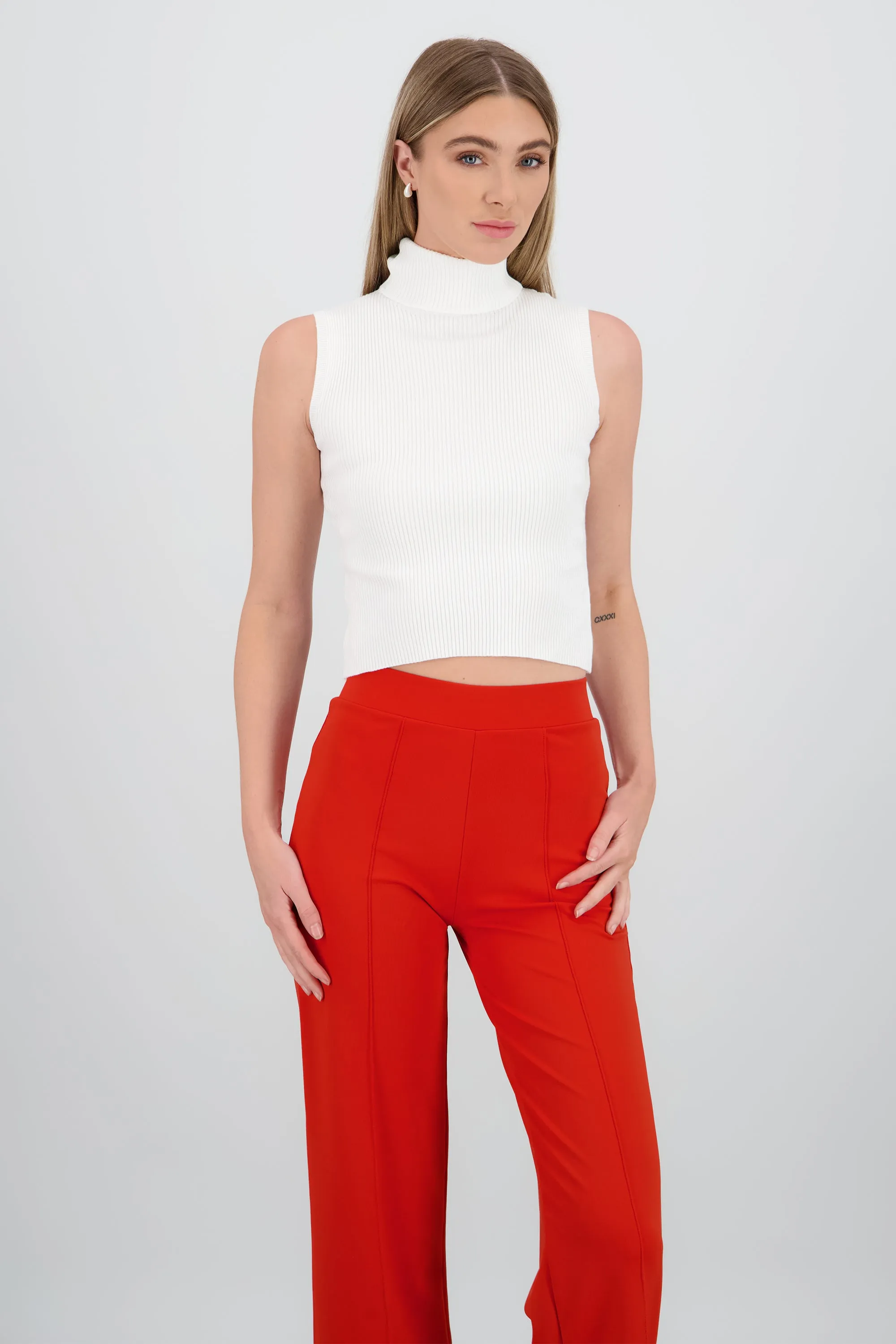 Top cuello alto de rib sold by Shasa product image thumbnail 2