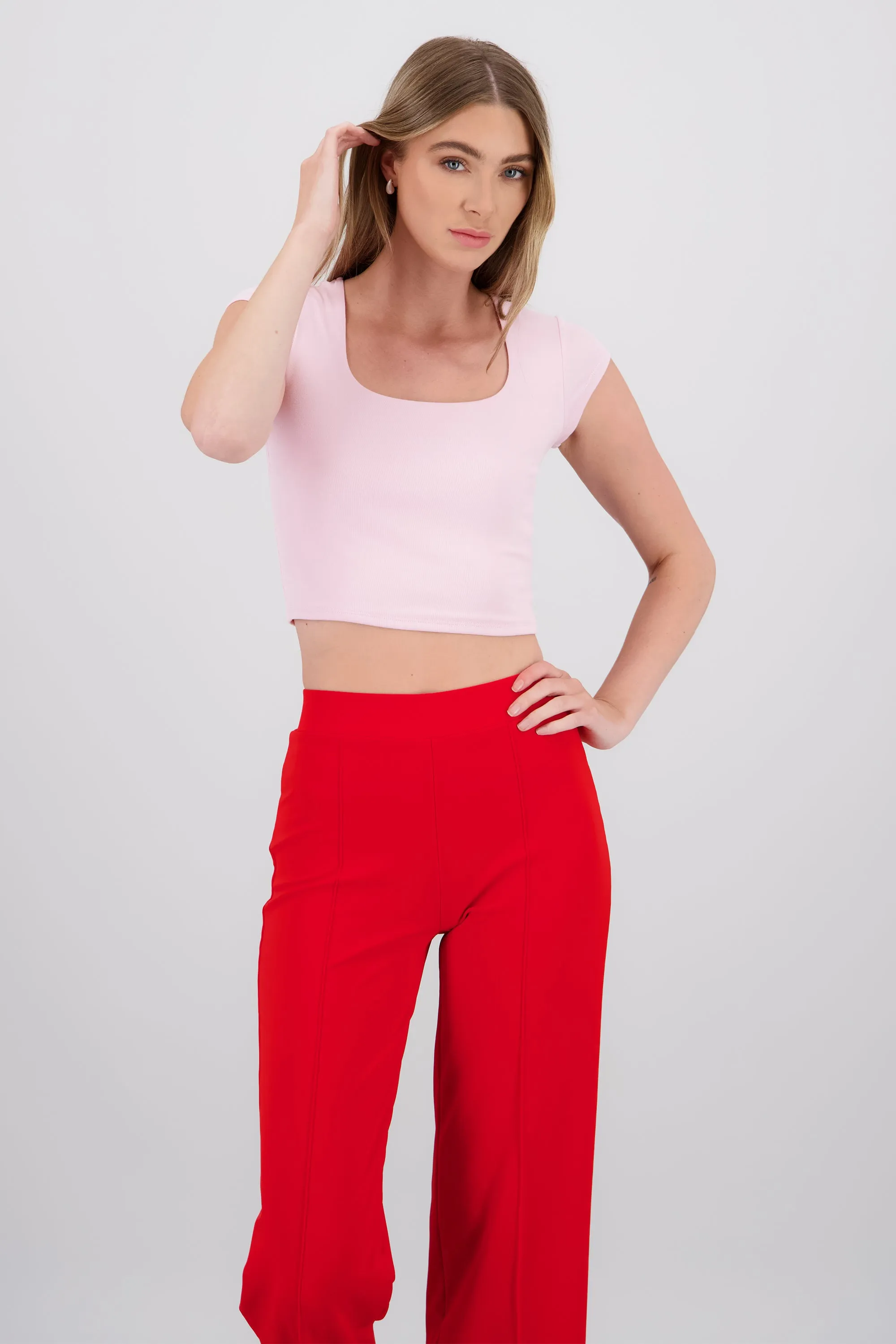 Top escote cuadrado manga corta sold by Shasa product image thumbnail 2