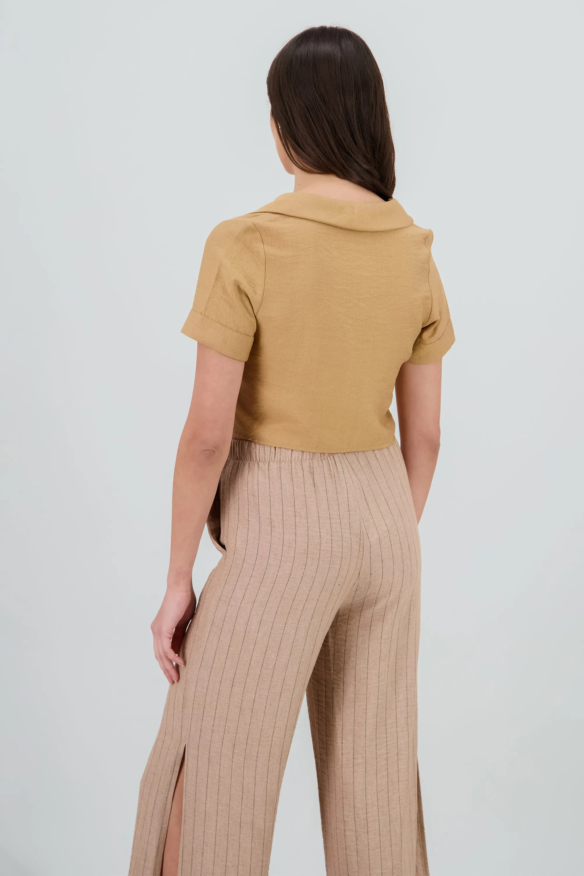 Camisa manga corta cuello textura sold by Shasa product image thumbnail 4