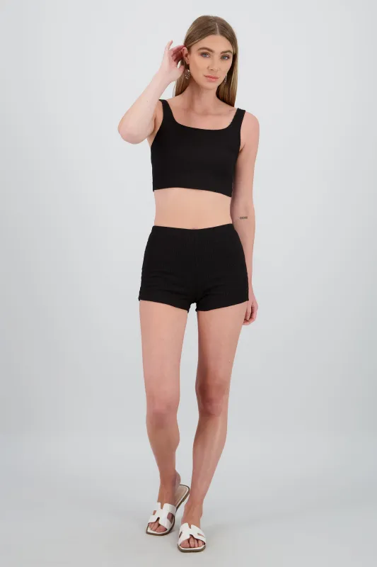 Shorts mini textura sold by Shasa