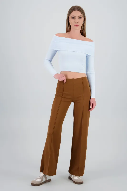 Pantalón Flared Costuras sold by Shasa
