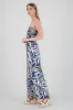 Jumpsuit strapless amplio detalle estampado sold by Shasa