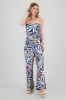 Jumpsuit strapless amplio detalle estampado sold by Shasa