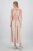 Vestido cut out maxi lino sold by Shasa