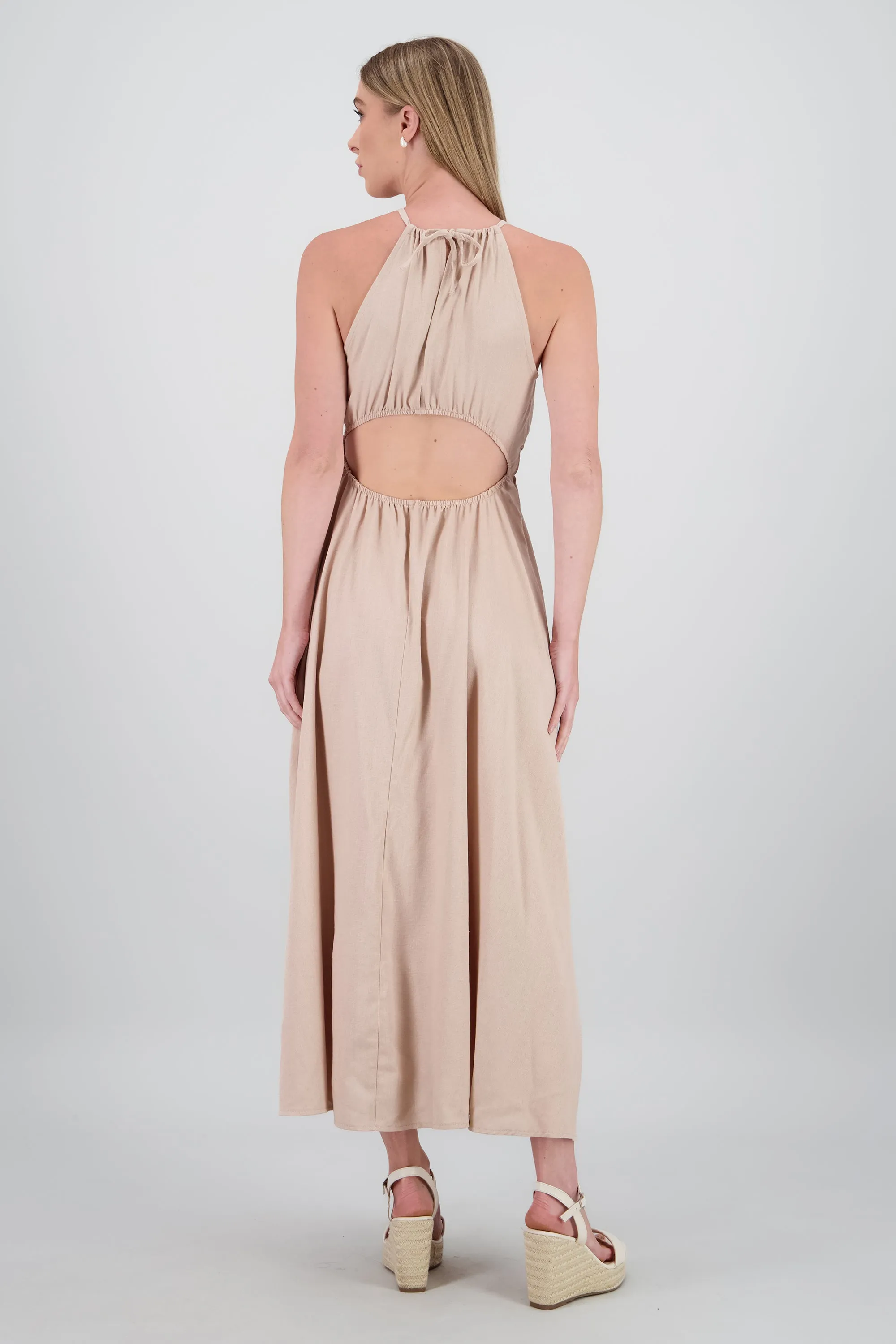 Vestido cut out maxi lino sold by Shasa product image thumbnail 4