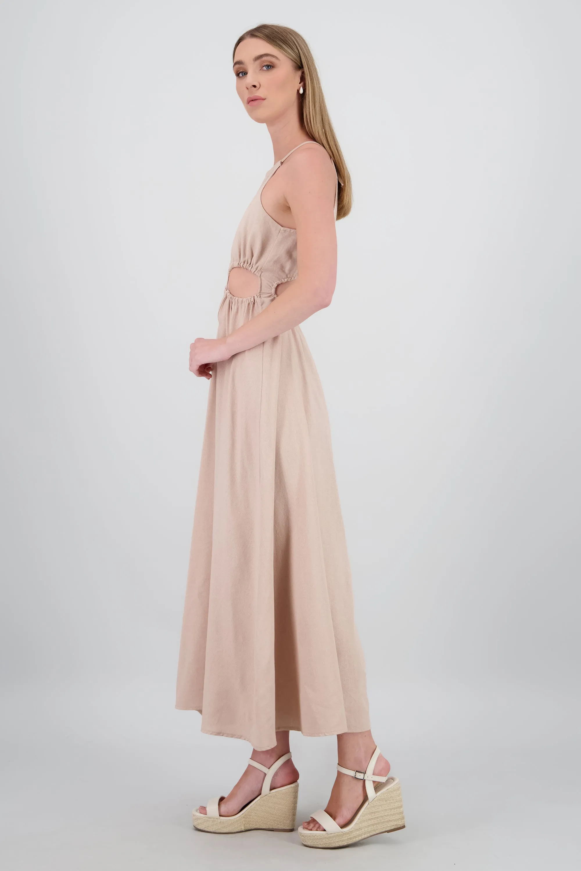 Vestido cut out maxi lino sold by Shasa product image thumbnail 3
