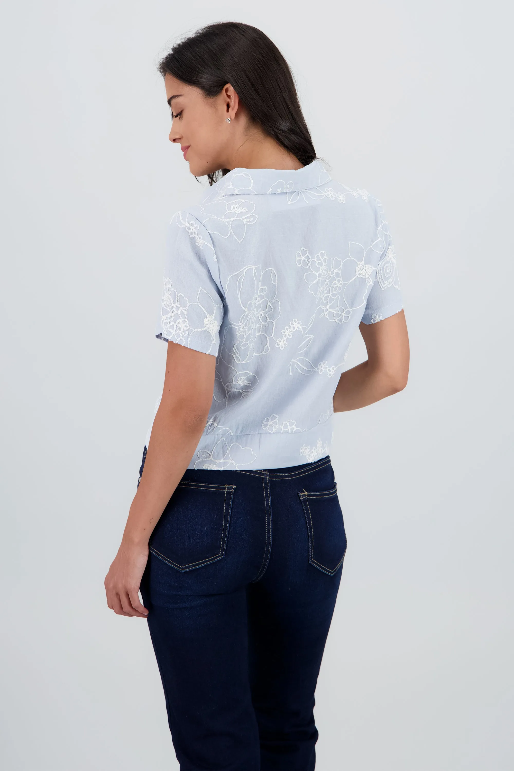 Camisa manga corta bordado sold by Shasa product image thumbnail 4