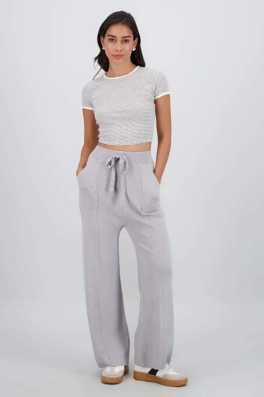 Pantalon wide leg tejido bolsas sold by Shasa