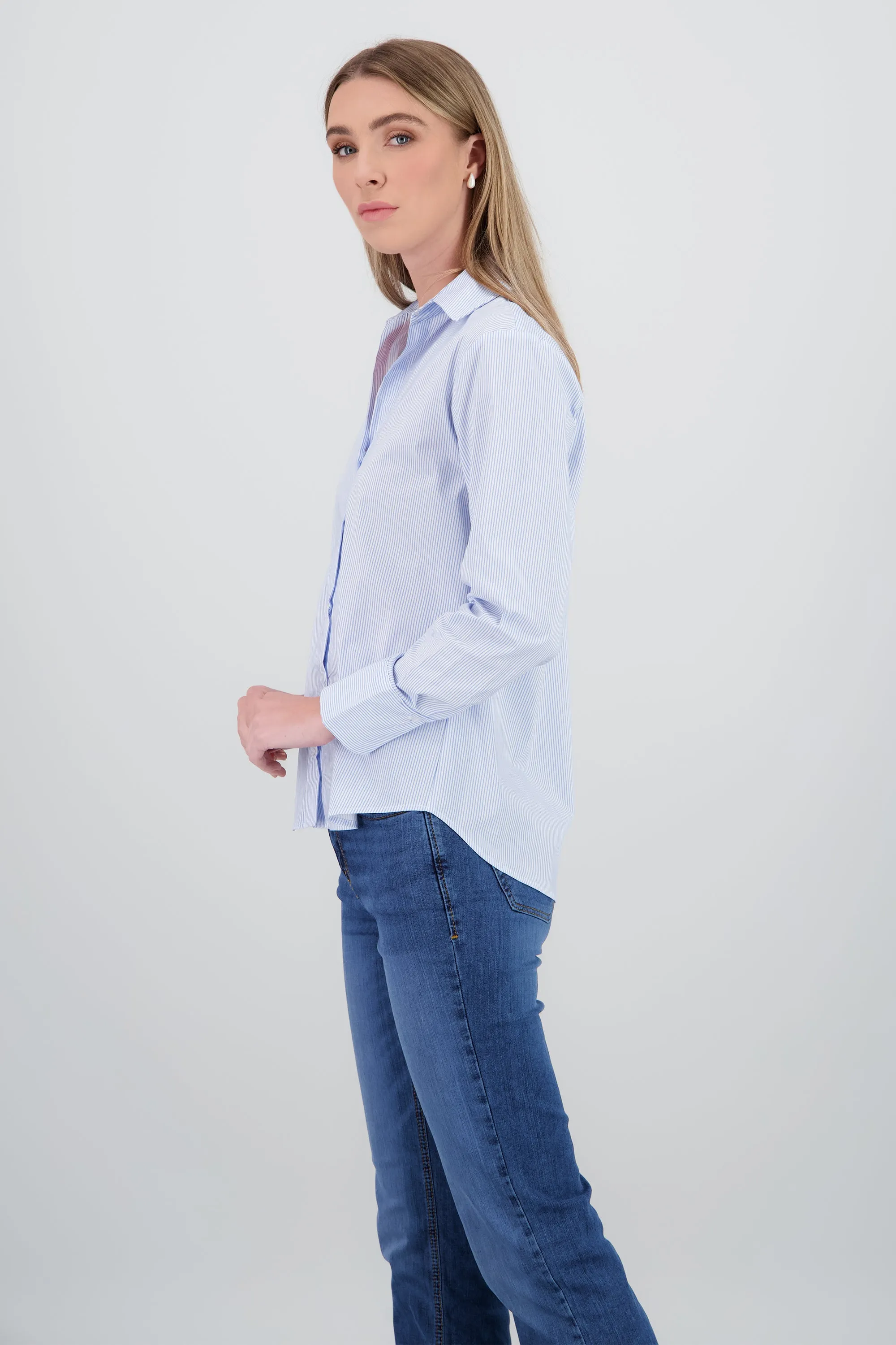 Camisa manga larga cuello rayas sold by Shasa product image thumbnail 3