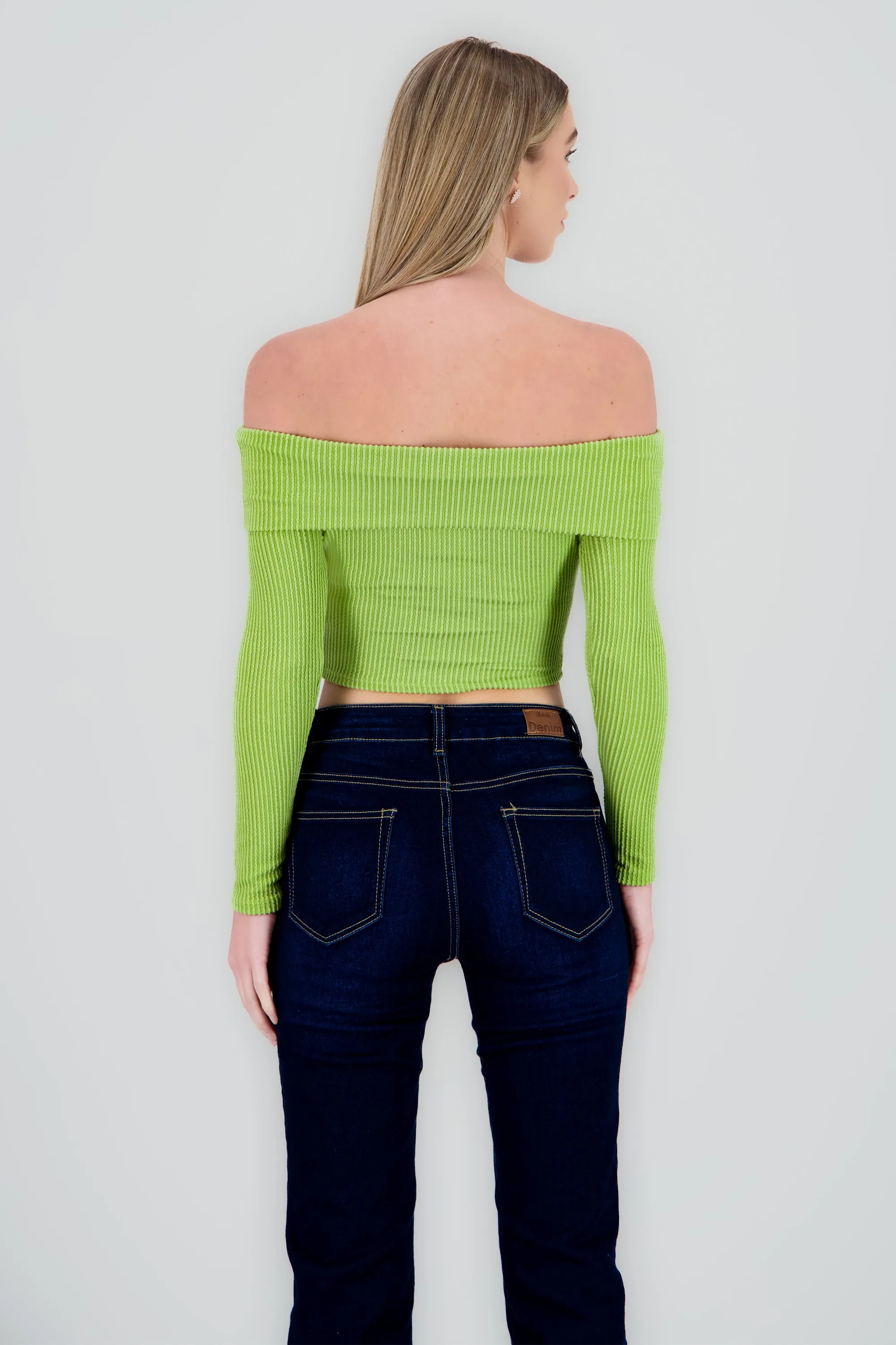 Top Sin Hombros Textura Rib sold by Shasa product image thumbnail 4